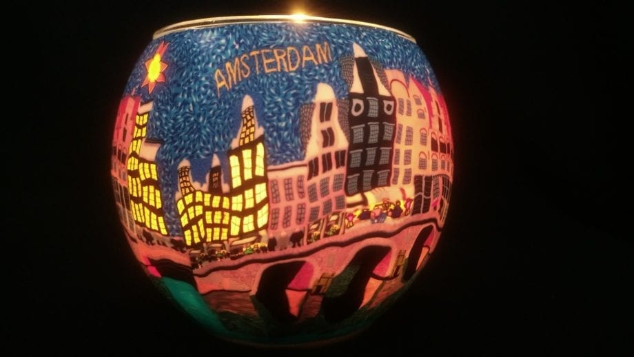 Leuchtglas Amsterdam Bloemenmarkt