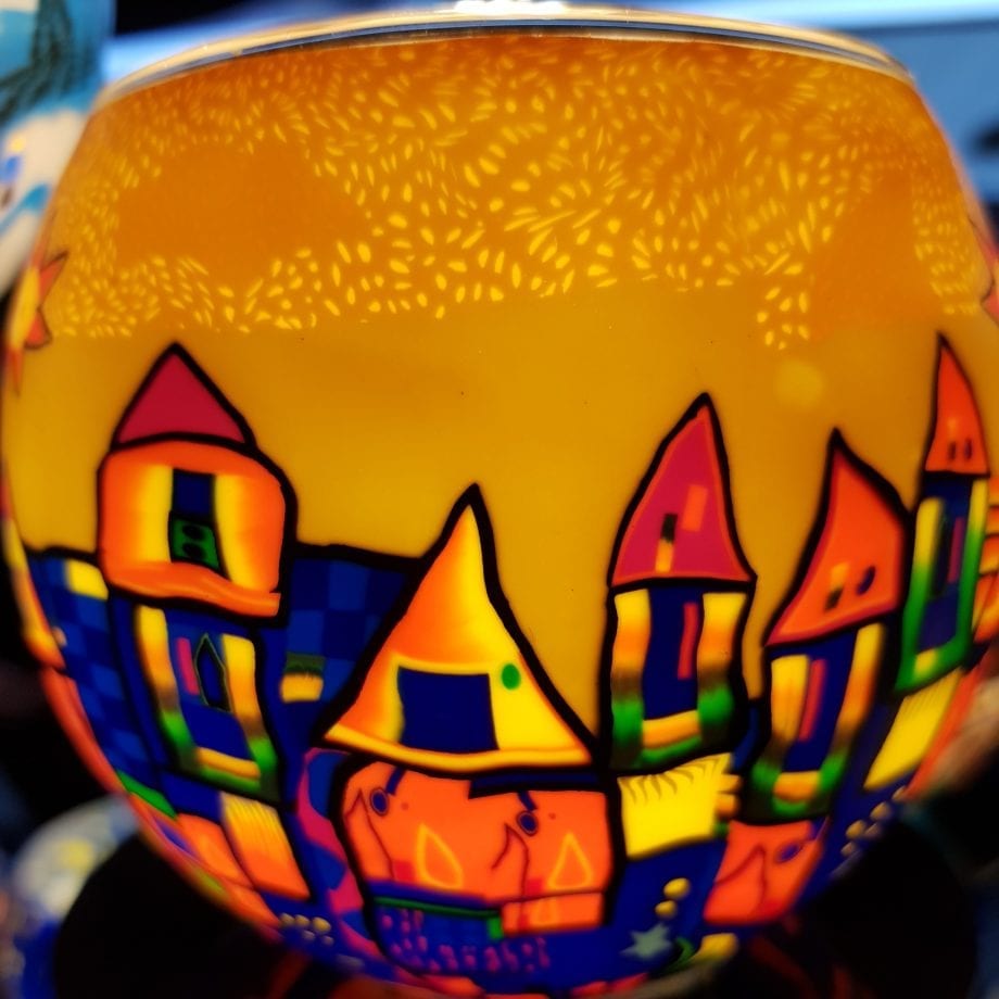 Leuchtglas Stad Hundertwasser